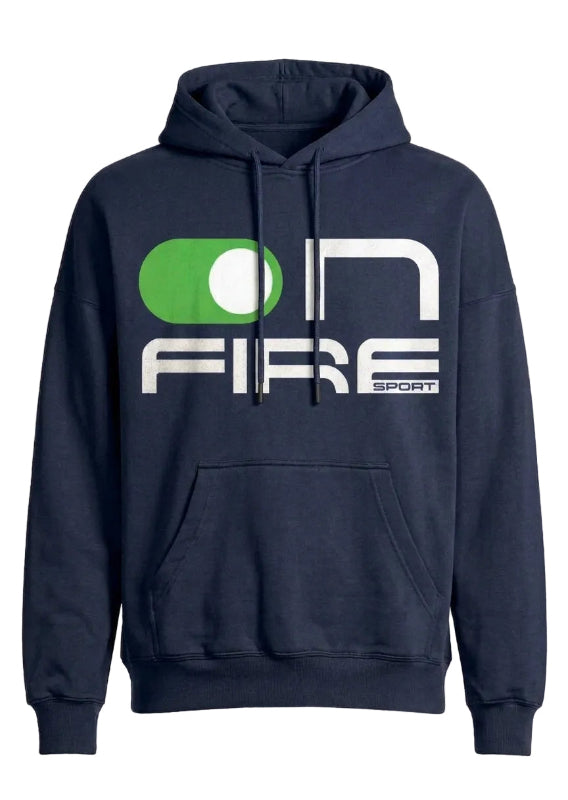 Felpa con il Cappuccio On Fire Sport