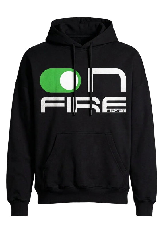 Felpa con il Cappuccio On Fire Sport